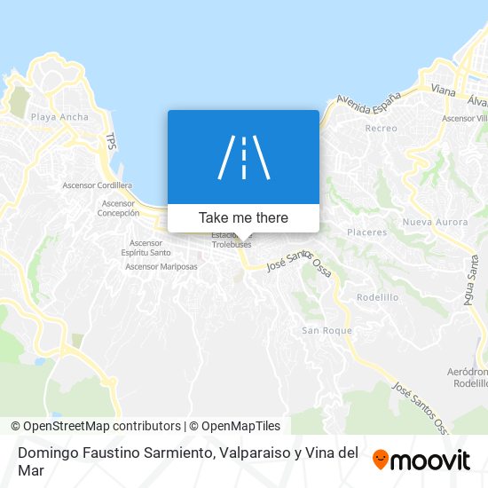 Mapa de Domingo Faustino Sarmiento