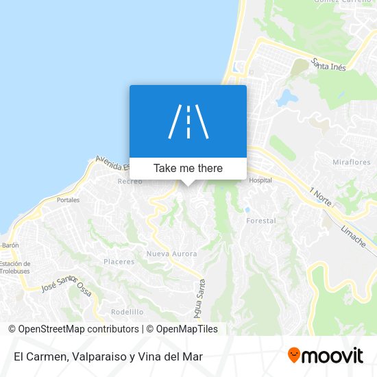 El Carmen map