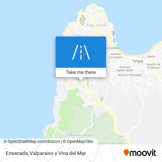 Ensenada map