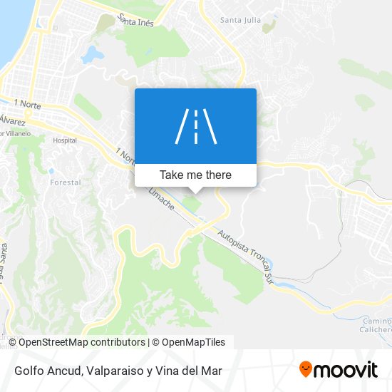 Golfo Ancud map