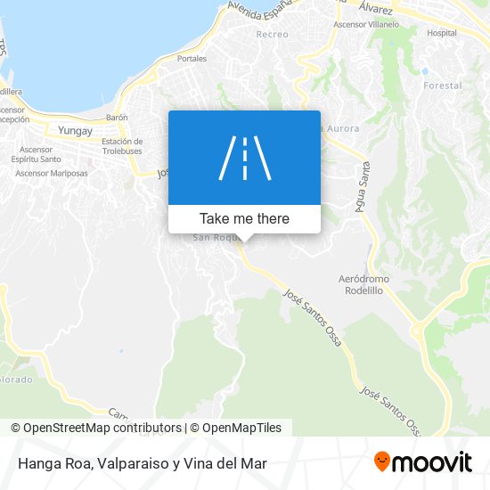 Hanga Roa map