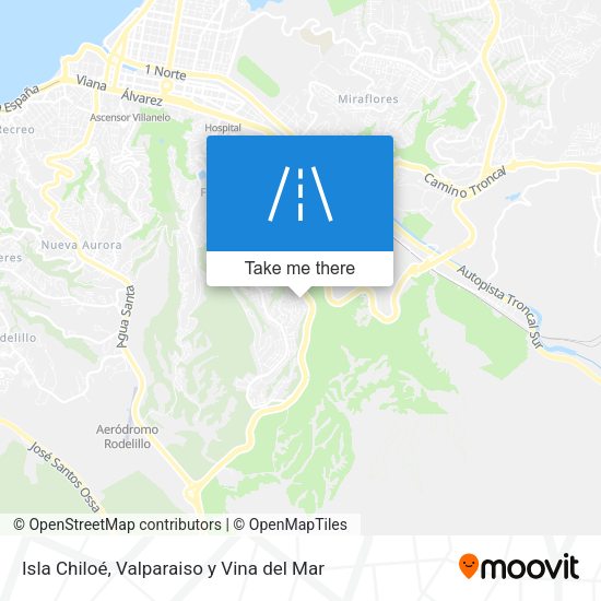 Isla Chiloé map