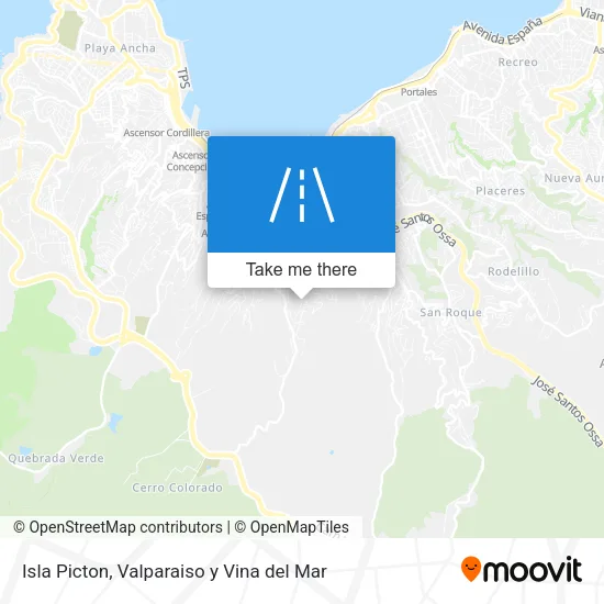 Isla Picton map
