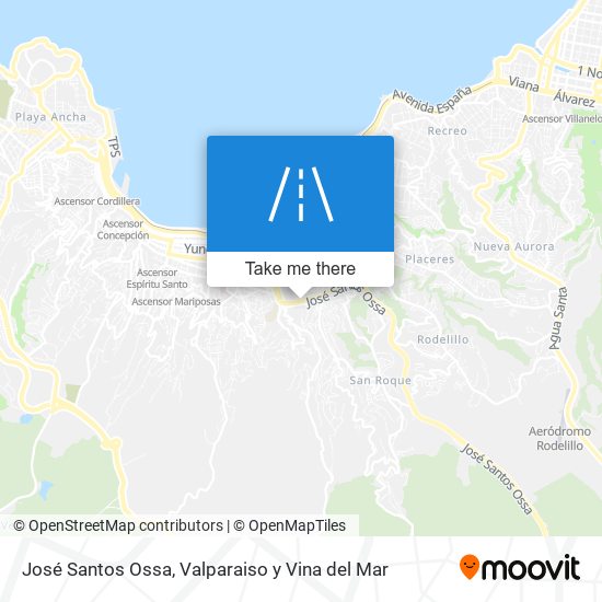 José Santos Ossa map