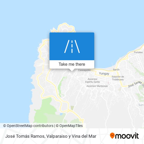 José Tomás Ramos map