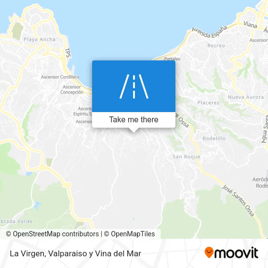 Mapa de La Virgen