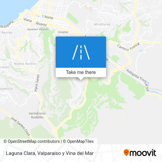 Mapa de Laguna Clara