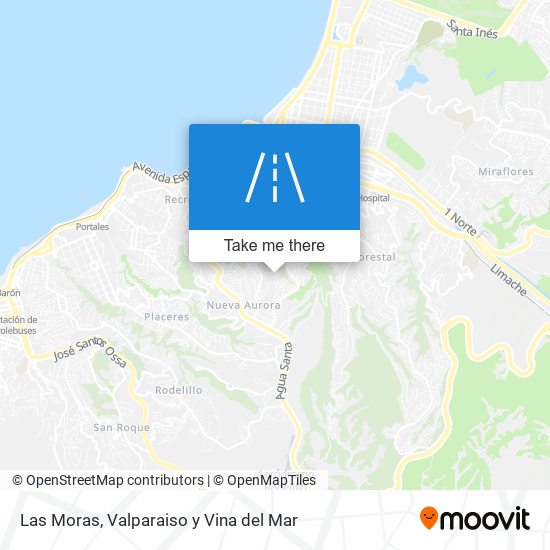 Las Moras map