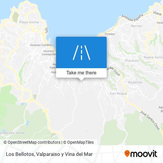 Los Bellotos map