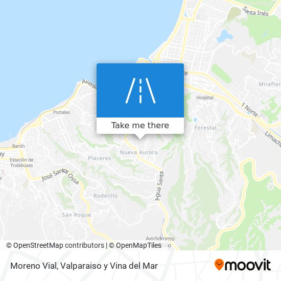 Moreno Vial map