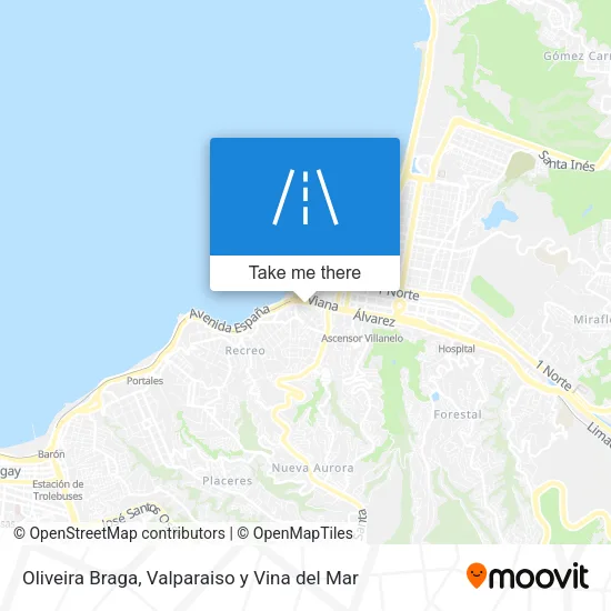 Mapa de Oliveira Braga