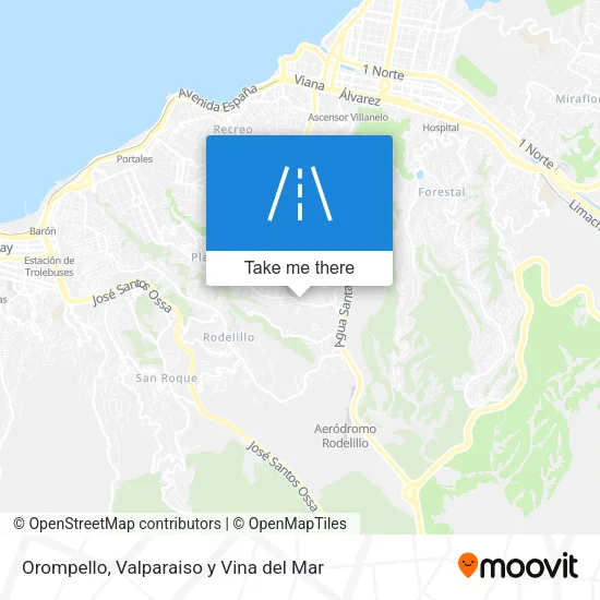 Mapa de Orompello