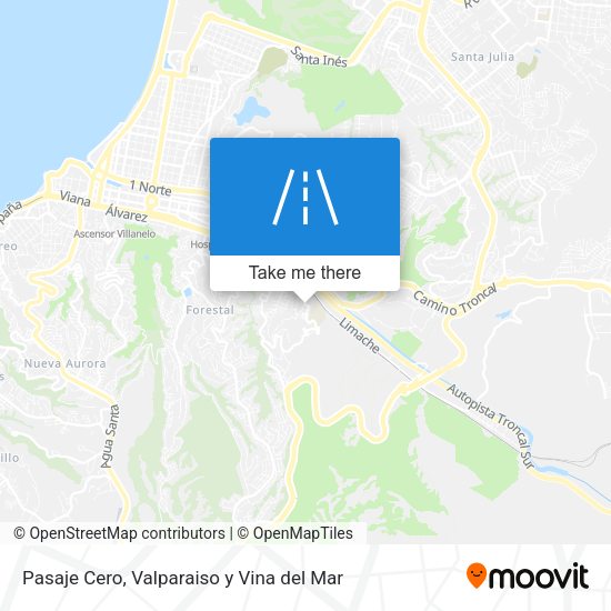 Pasaje Cero map