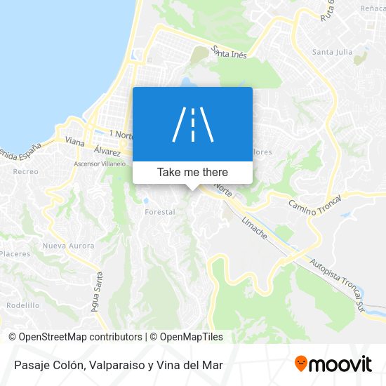 Mapa de Pasaje Colón