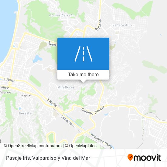 Mapa de Pasaje Iris