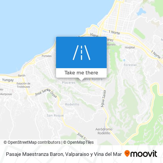 Mapa de Pasaje Maestranza Baron