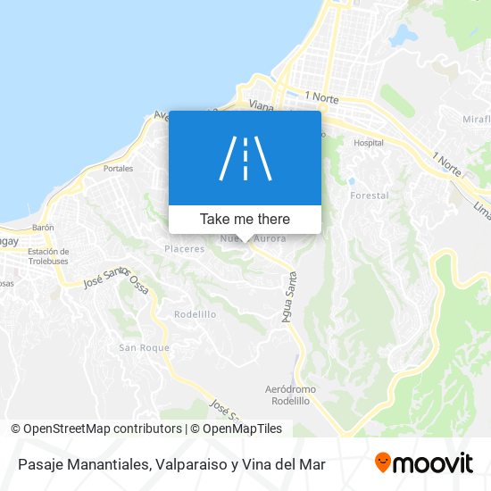 Pasaje Manantiales map