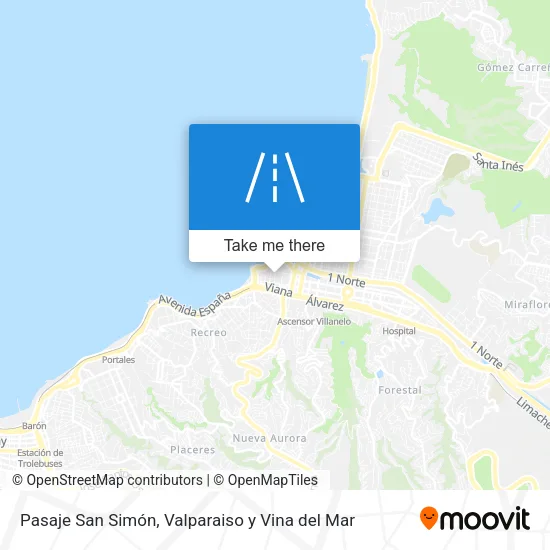 Pasaje San Simón map
