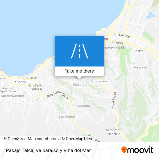 Mapa de Pasaje Talca