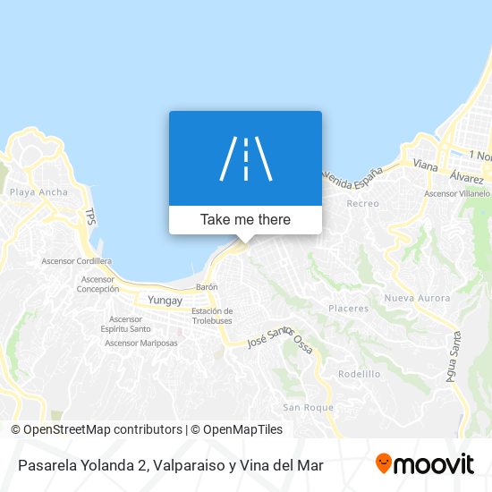 Pasarela Yolanda 2 map