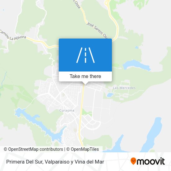 Primera Del Sur map