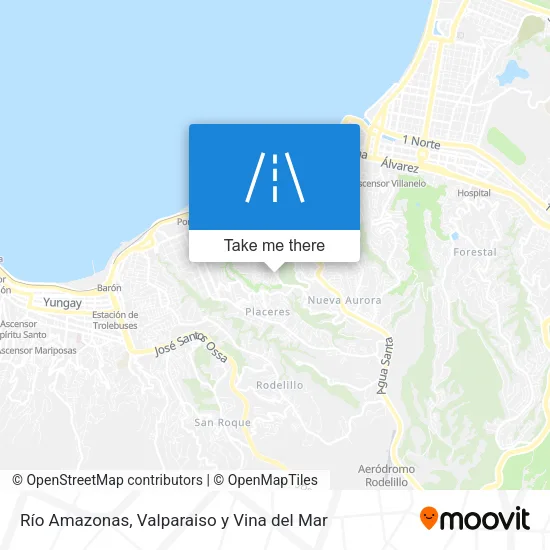 Mapa de Río Amazonas