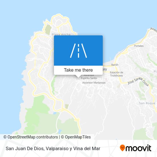 Mapa de San Juan De Dios
