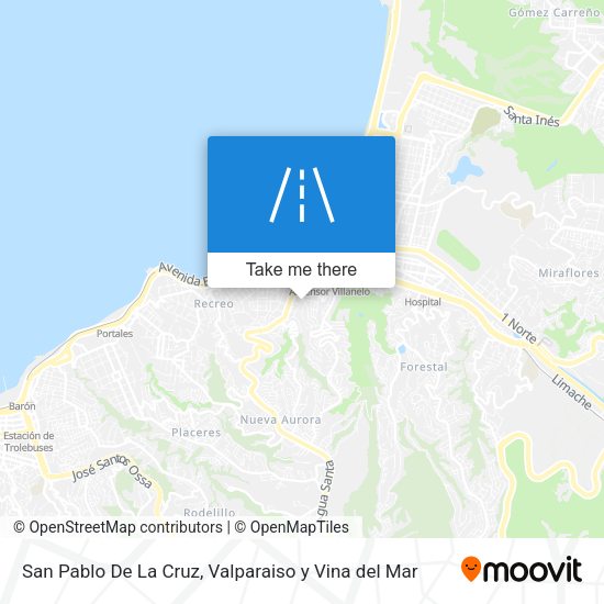 San Pablo De La Cruz map