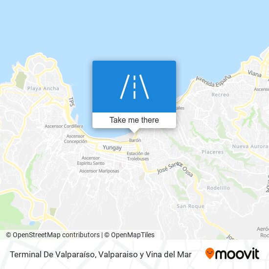 Mapa de Terminal De Valparaíso
