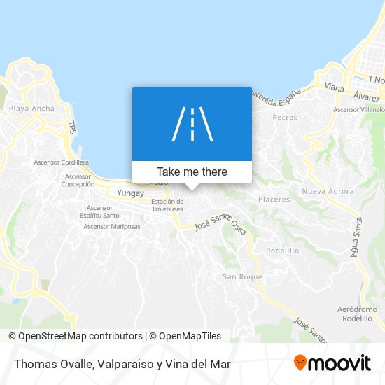 Mapa de Thomas Ovalle