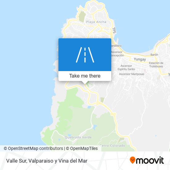 Mapa de Valle Sur