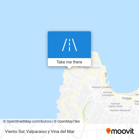 Viento Sur map