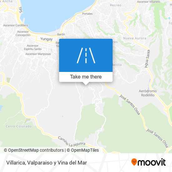 Villarica map