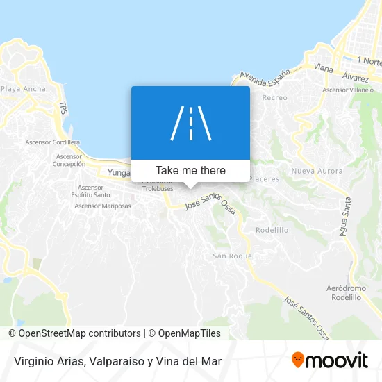 Virginio Arias map