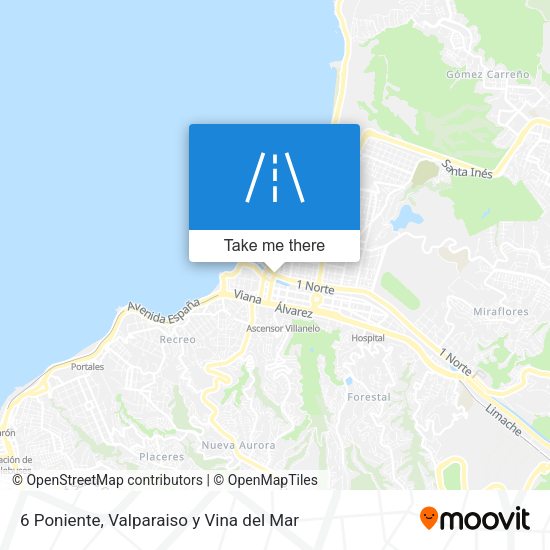 6 Poniente map