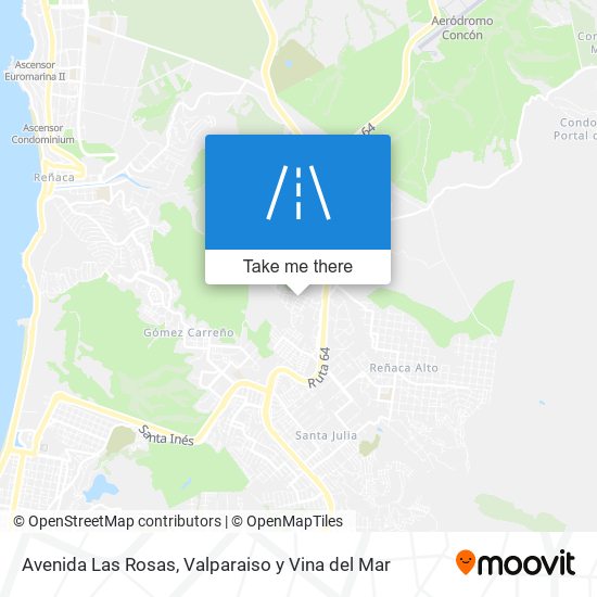 Mapa de Avenida Las Rosas