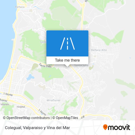 Colegual map