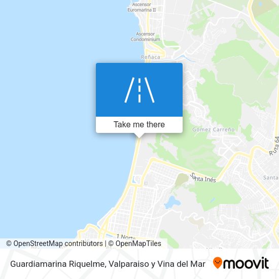 Guardiamarina Riquelme map