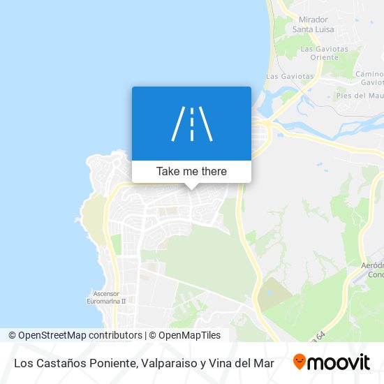 Los Castaños Poniente map