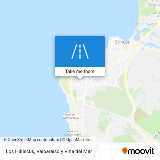 Los Hibiscus map
