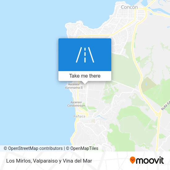 Los Mirlos map