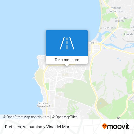 Pretelies map
