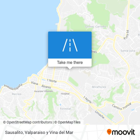 Sausalito map