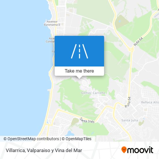 Villarrica map