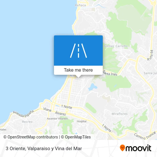 Mapa de 3 Oriente