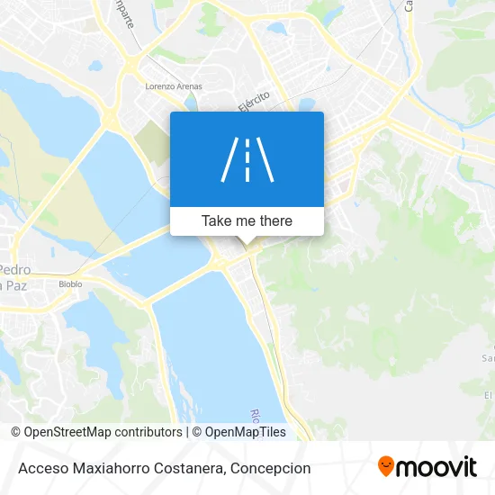 Acceso Maxiahorro Costanera map