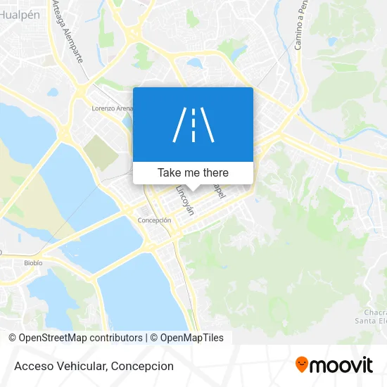 Acceso Vehicular map