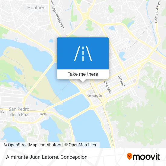 Almirante Juan Latorre map