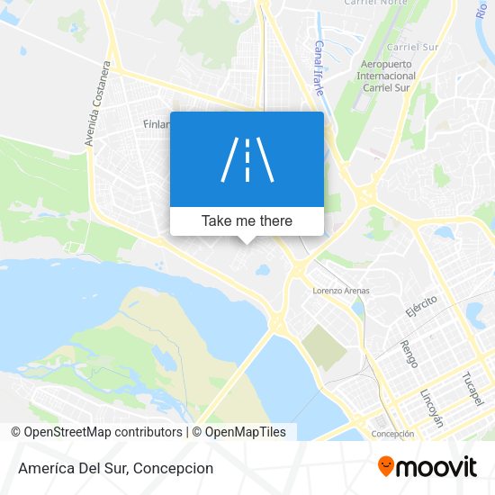 Mapa de Ameríca Del Sur