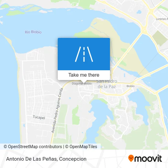 Antonio De Las Peñas map